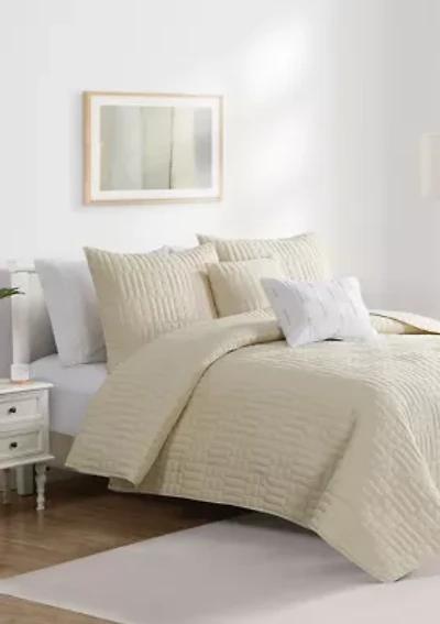 Glendale Pebble Comforter 5-Piece Set