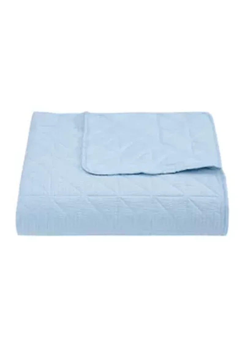 Kayne Blue 5pc Quilt Set