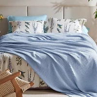 Cotton Waffle Weave Blanket