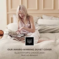 GentleSoft™ Cotton Waffle Weave Duvet Cover Set