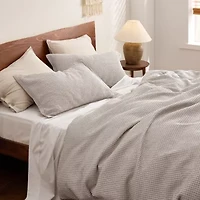 GentleSoft™ Cotton Waffle Weave Duvet Cover Set