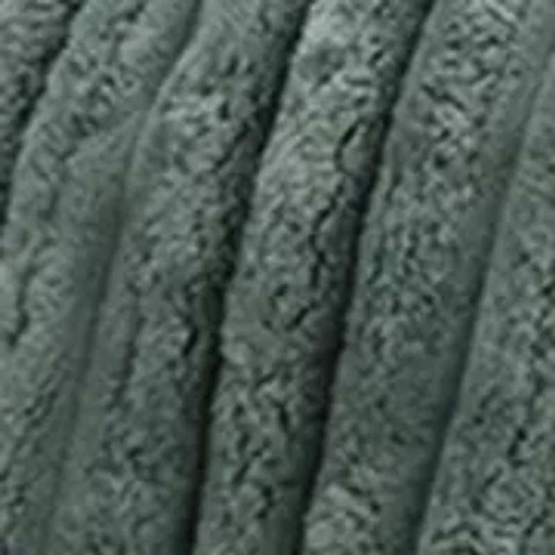 Ribbed Sherpa Heated Reversible Throw Blanket