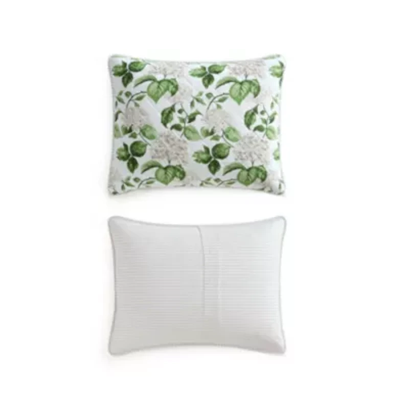 Hydrangea Floral Cotton Quilt Set