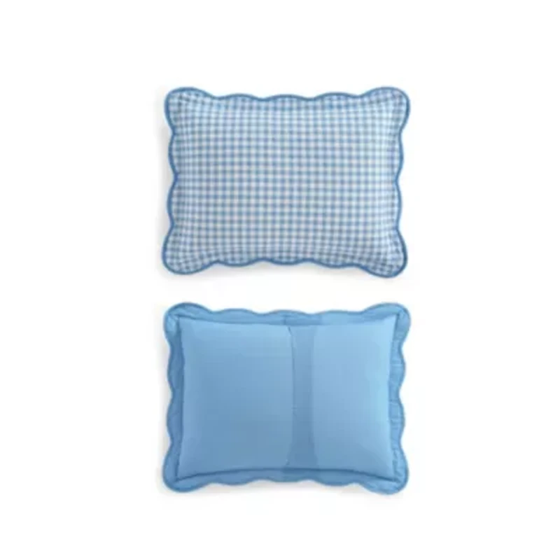 Olivia Gingham Cotton Quilt Set