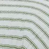 Ticking Stripe Cotton Quilt Set