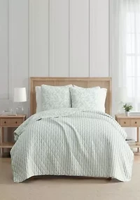 Murray Leaves Cotton Quilt Set