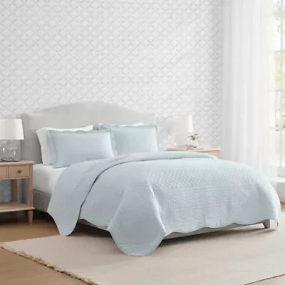 Vintage Scallop Cotton Quilt Set
