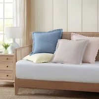 Signature Scallop Cotton Blend Sham Set