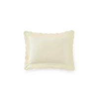 Signature Scallop Cotton Blend Decorative Pillow