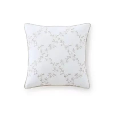 Blooming Trellis Cotton Decorative Pillow
