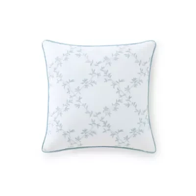 Blooming Trellis Cotton Decorative Pillow