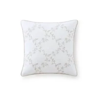 Blooming Trellis Cotton Decorative Pillow