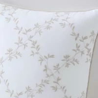 Blooming Trellis Cotton Decorative Pillow
