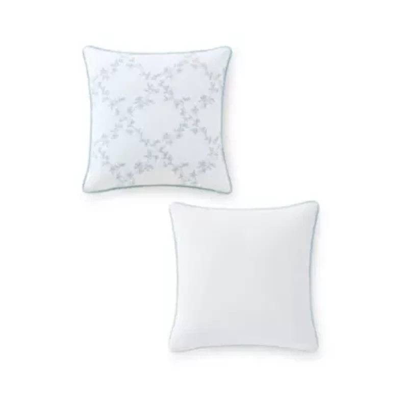 Blooming Trellis Cotton Decorative Pillow