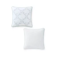 Blooming Trellis Cotton Decorative Pillow