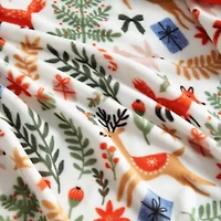 Holiday Woodland Microfiber Throw