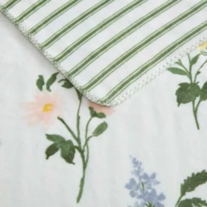 Josephine Floral Microfiber Throw
