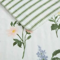 Josephine Floral Microfiber Throw