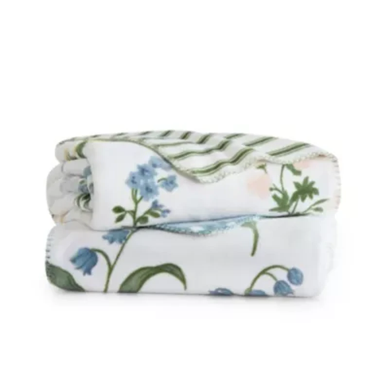 Josephine Floral Microfiber Throw