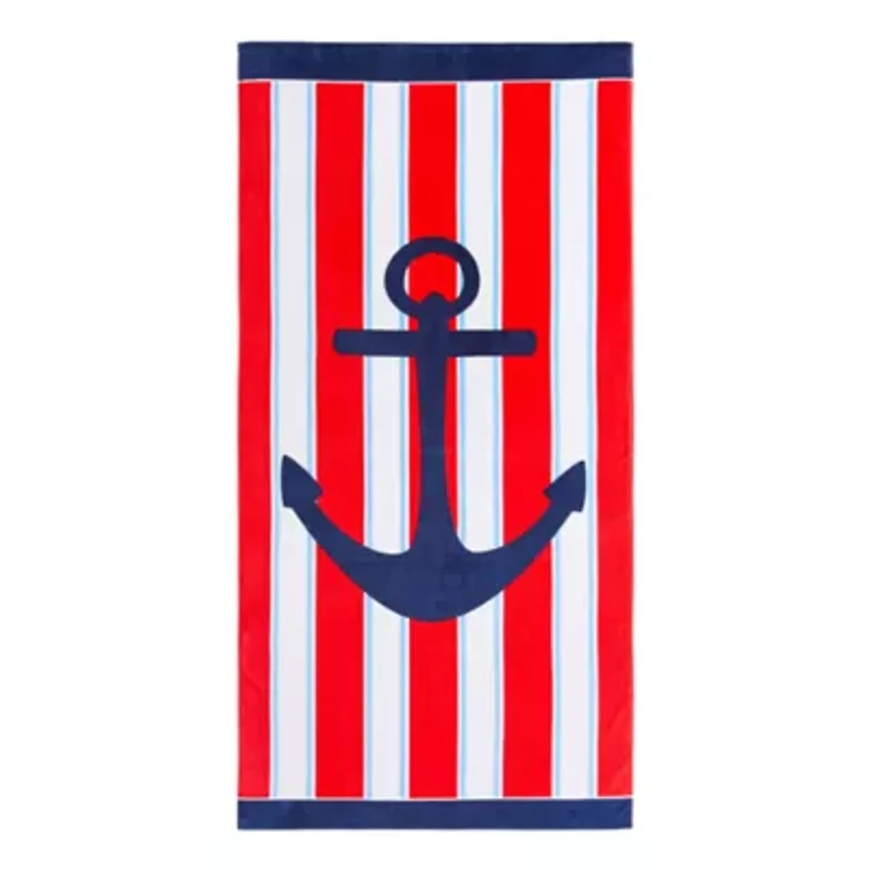 Big Anchor Beach Towel - 35x70