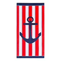 Big Anchor Beach Towel - 35x70