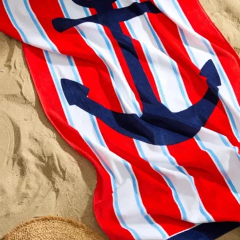 Big Anchor Beach Towel - 35x70