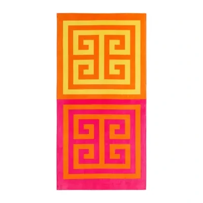 Greek Key Beach Towel - 35x70