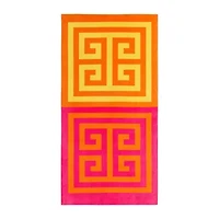 Greek Key Beach Towel - 35x70