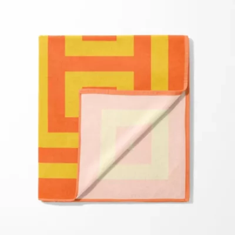 Greek Key Beach Towel - 35x70