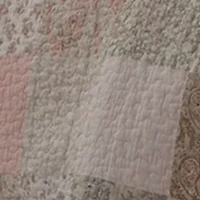 Celina Patchwork 3-Piece Floral Cotton Quilt Set