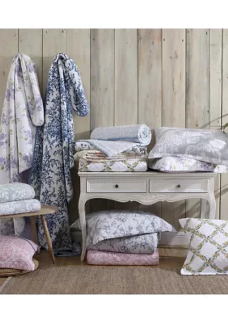 Celina Patchwork 3-Piece Floral Cotton Quilt Set