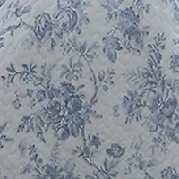 Walled Garden 2-Piece Floral Cotton Quilt Set