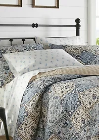 Arell 3-Piece Floral Cotton Quilt Set