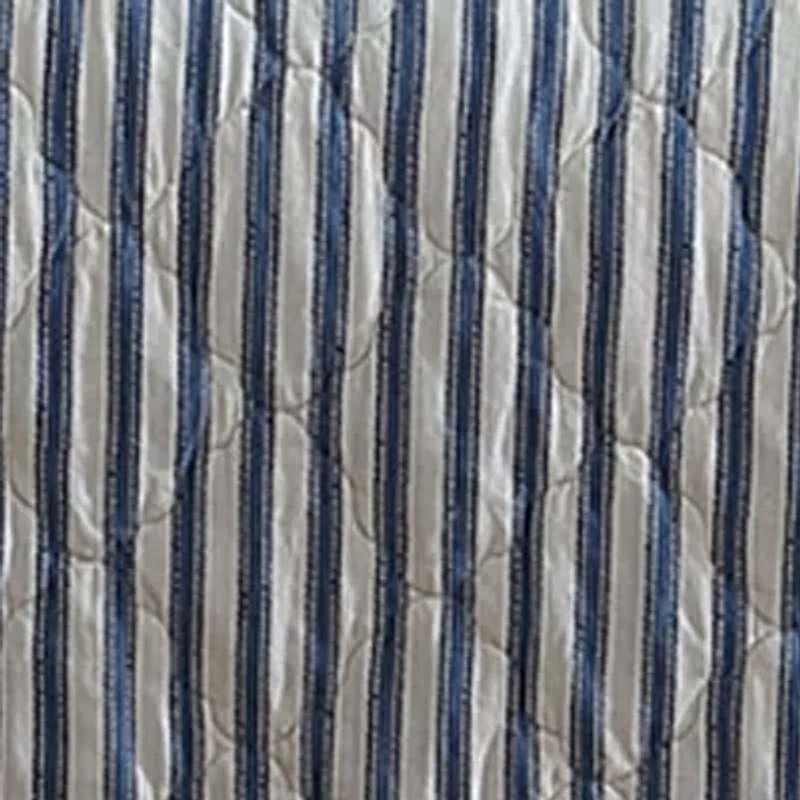Willow Way Ticking Stripe Cotton Quilt Set