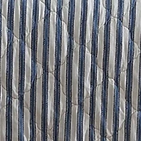 Willow Way Ticking Stripe Cotton Quilt Set