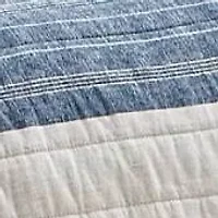 Ridgeport 100% Cotton- 3 Piece- Reversible Quilt Set