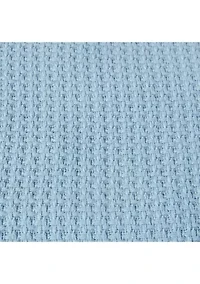 Bahama Coast Blue Cotton Blanket
