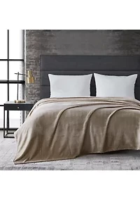 Reaction Solid Ultra Soft Plush 1-Piece Full/Queen Blanket