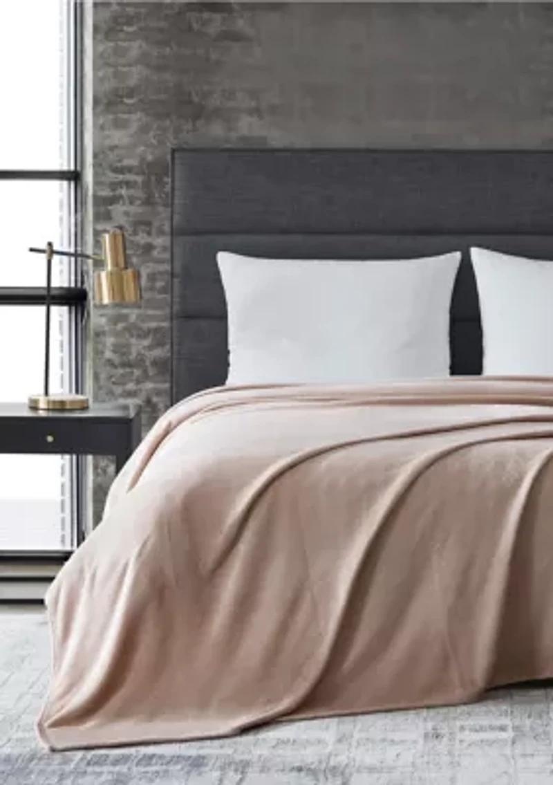 Reaction Solid Ultra Soft Plush 1-Piece King Blanket