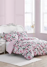Blooming Roses Cotton Duvet Cover Set
