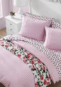 Blooming Roses Cotton Duvet Cover Set