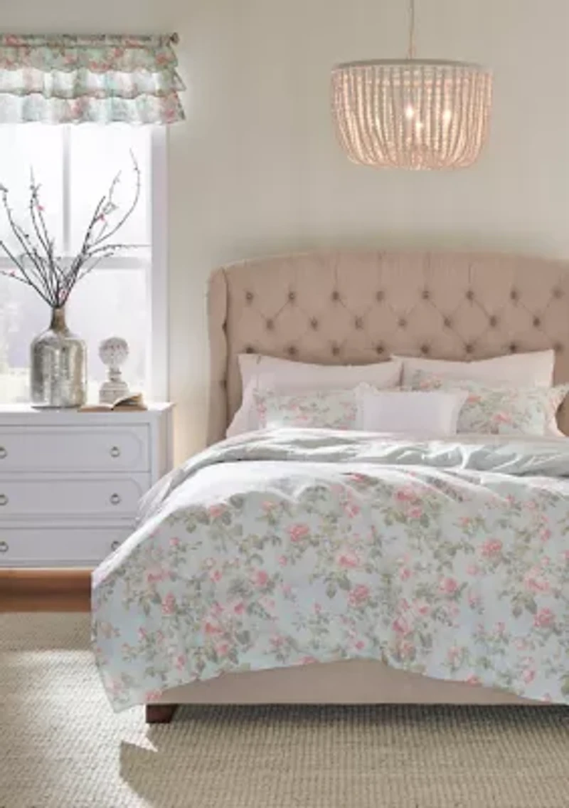 Madelynn 3-Piece Floral Cotton Duvet Set