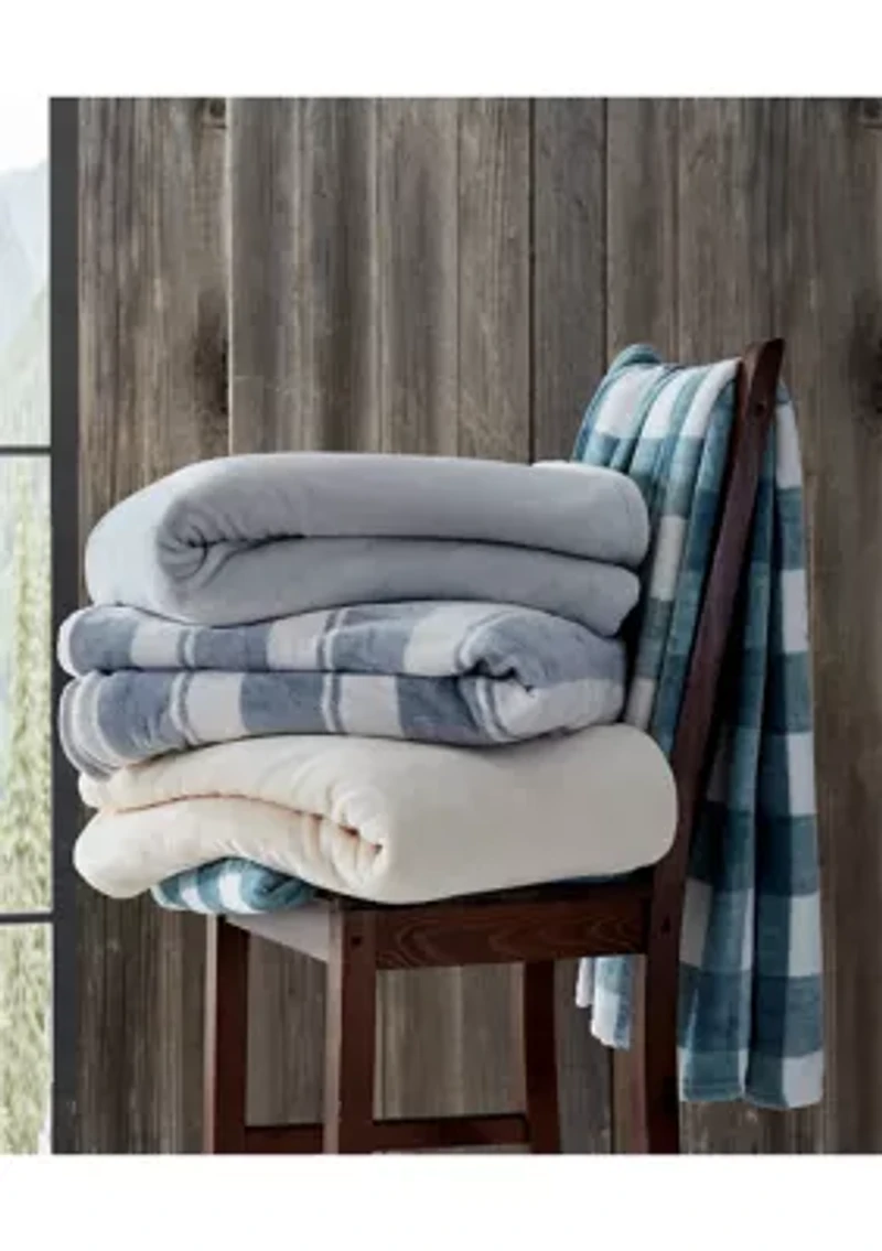 Ultra Soft Plush 1-Piece Solid Blanket