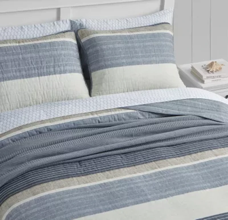 Ridgeport 3-Piece Cotton Quilt Set