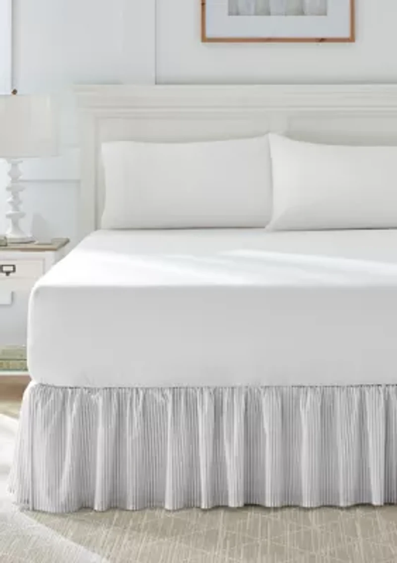 LA Classics Ruffled Cotton Bedskirt