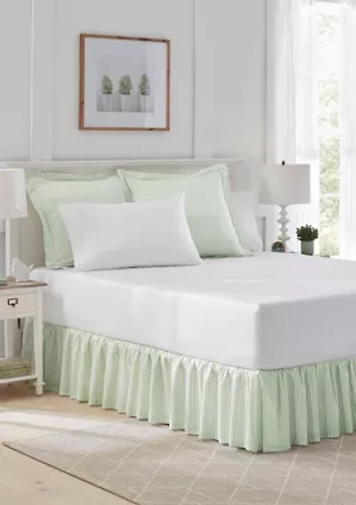 LA Classics Ruffled Cotton Bedskirt
