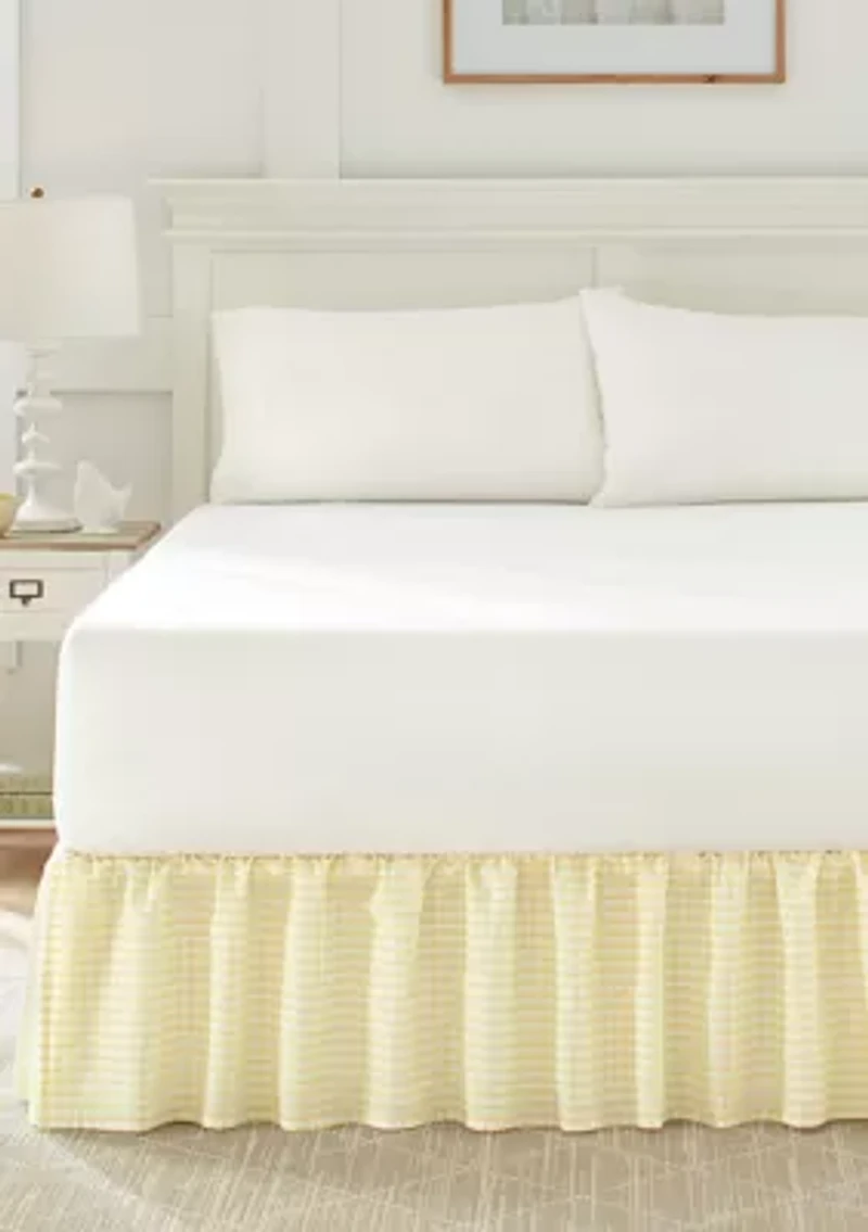 LA Classics Ruffled Cotton Bedskirt