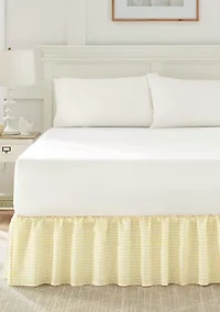 LA Classics Ruffled Cotton Bedskirt