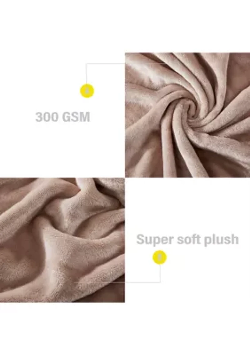 Solid Ultra Soft Plush Fleece - Blanket