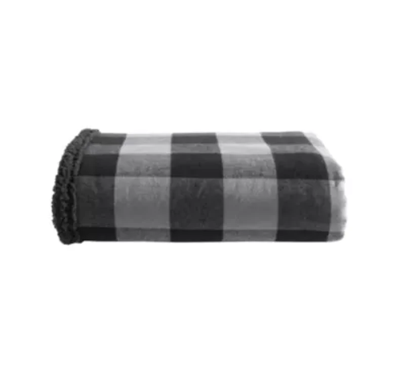 Cabin Plaid Cotton Throw Blanket